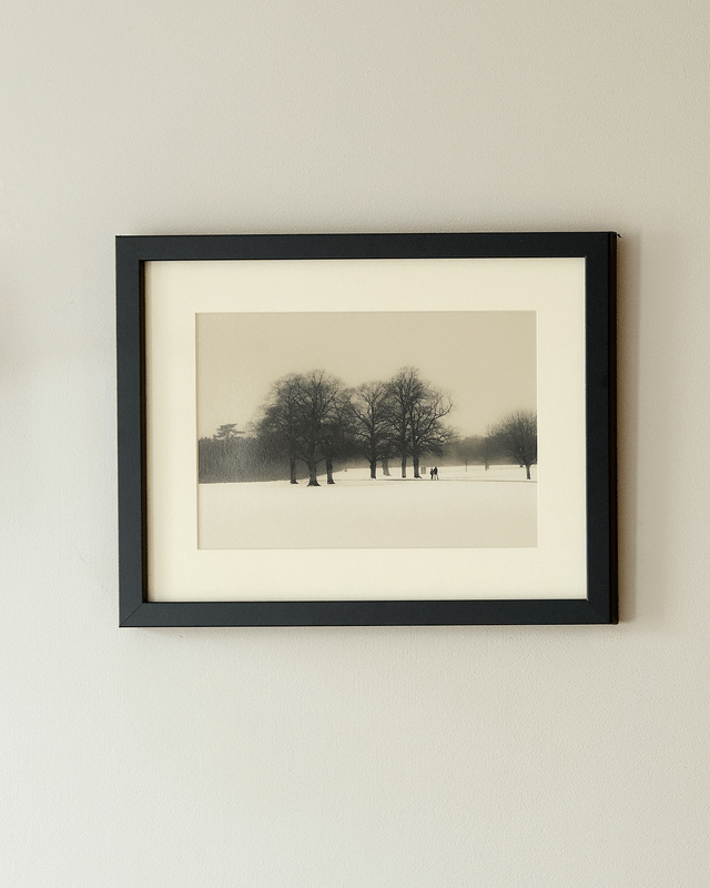 Blenheim Snow - Framed Print 15 ¼" x 12 ¼"