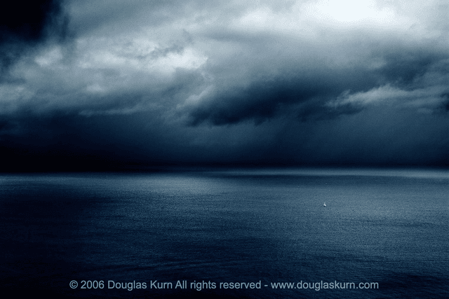 Yacht In A Storm